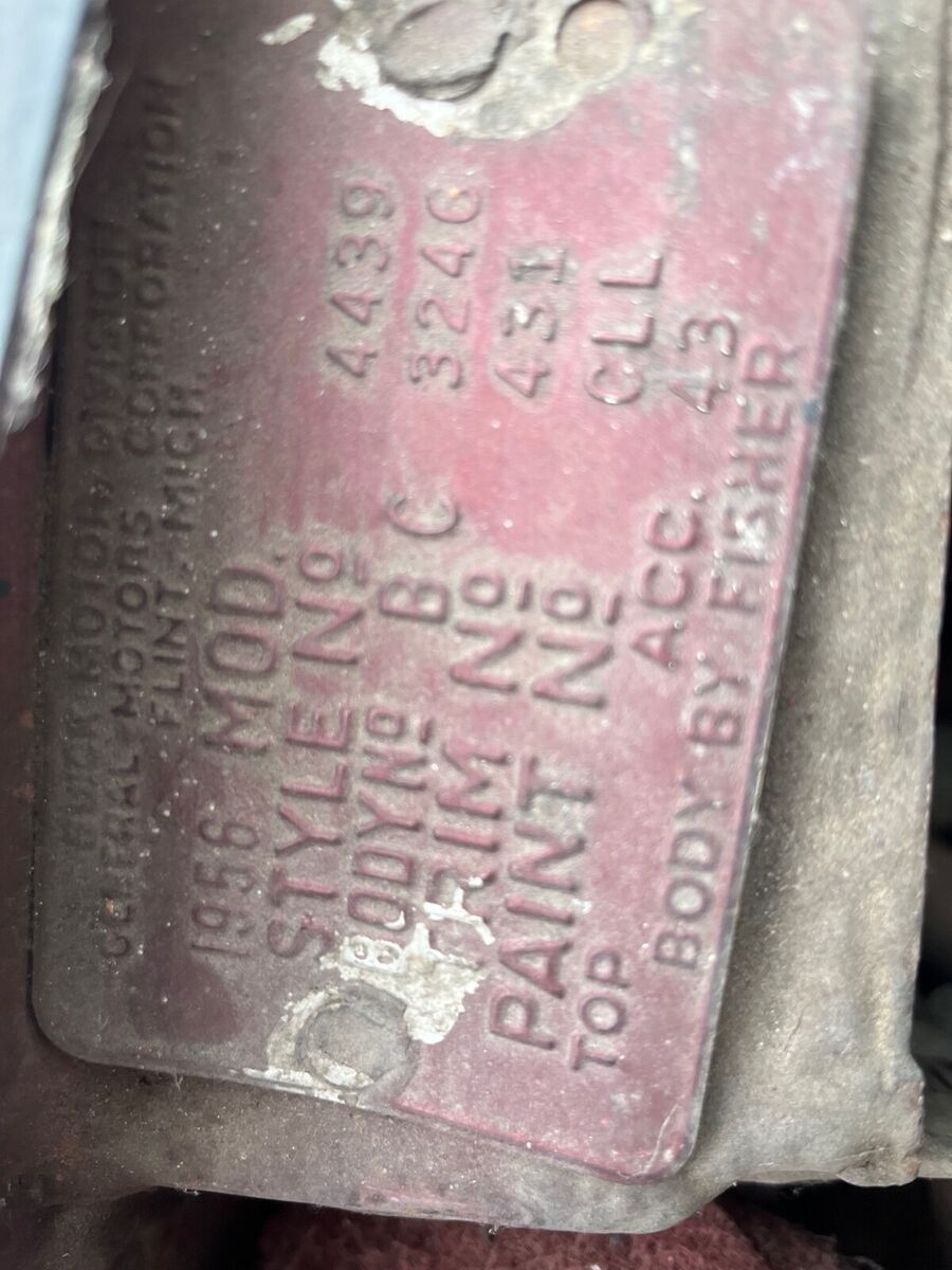 1956 Buick Special Special 4 door hardtop parts car Make offer - photo 12