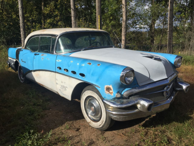 1956 BUICK SPECIAL 4DR HARDTOP SOLID PROJECT CAR HT CENTURY ROADMASTER SUPER 1956 Buick Special