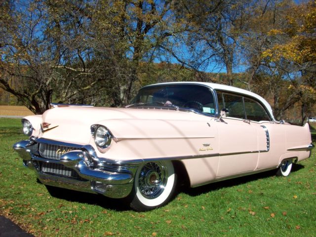 1956 Cadillac 62 Series Sedan Deville Pink Mountain Laurel Collector 1956 Cadillac DeVille