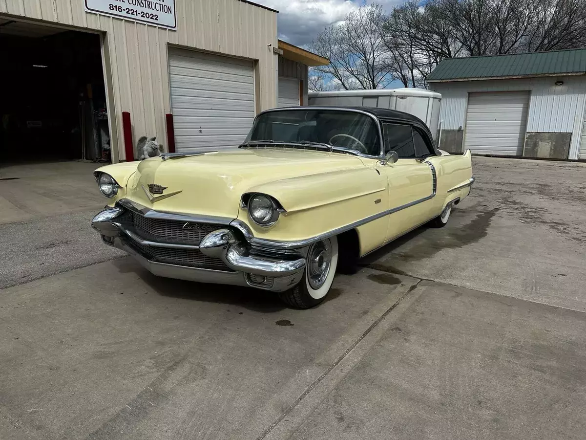 1956 Cadillac DeVille Coupe Coupe Yellow 1956 Cadillac DeVille