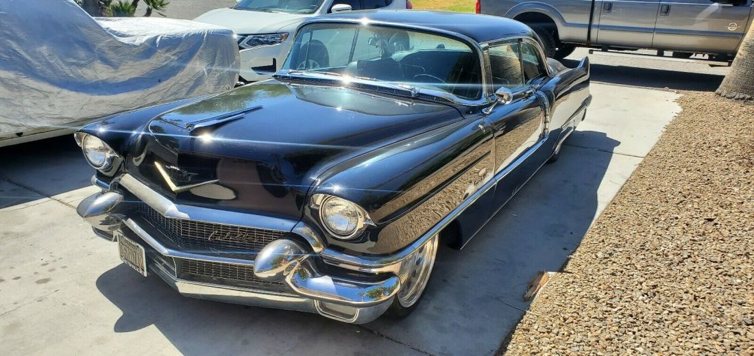 1956 Cadillac DeVille Coupe Sedan Black RWD Automatic coupe deville 1956 Cadillac DeVille Coupe coupe deville