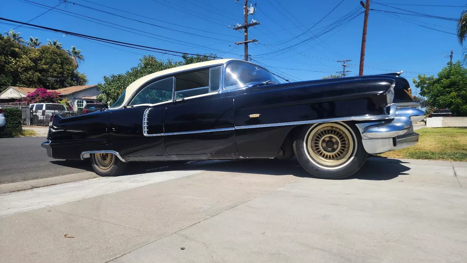 1956 Cadillac DeVille Sedan Black 1956 Cadillac DeVille