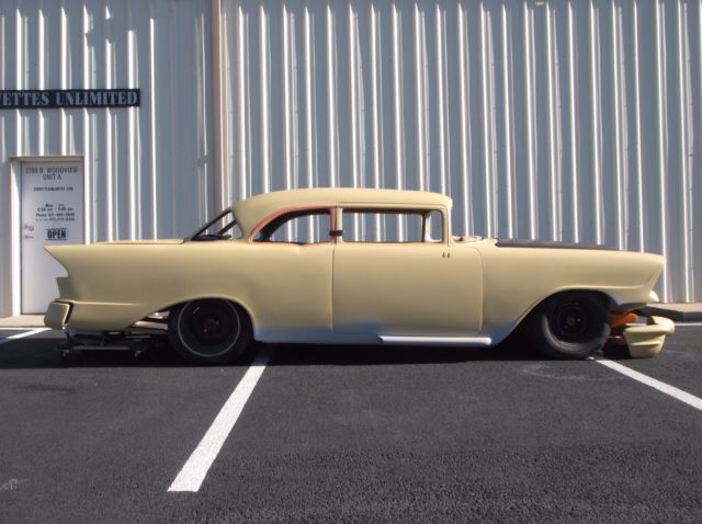 1956 Chevrolet 2-DOOR POST CUSTOM LEAD SLED CHOP TOP PROJECT JAGUAR REAR END WOW 1956 Chevrolet Bel Air/150/210