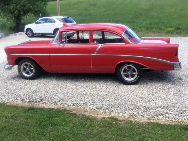 1956 Chevrolet 210 2 Door Sedan Post Hot Rod 1956 Chevrolet Bel Air/150/210