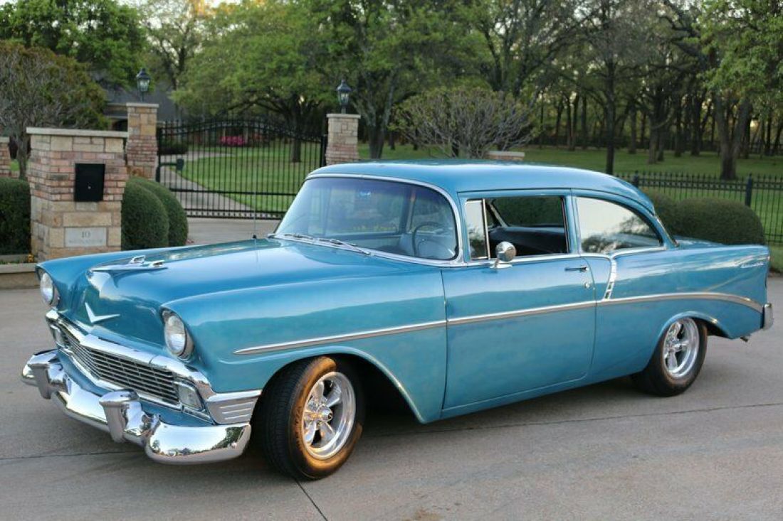 1956 Chevrolet Bel Air/150/210 vinyl bench seat - photo 11