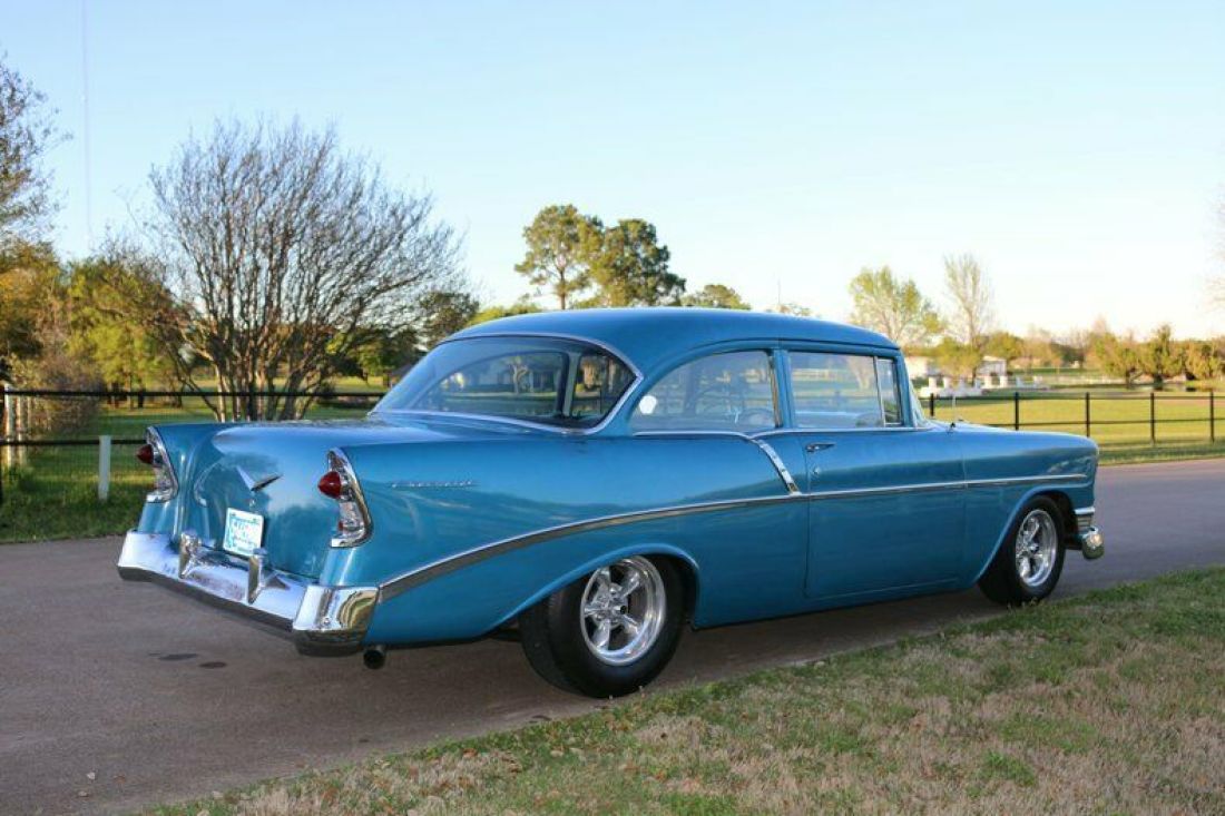 1956 Chevrolet Bel Air/150/210 vinyl bench seat - photo 7
