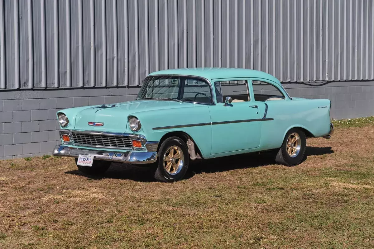 1956 Chevrolet 210 4 Speed with Hurst Wheels Turquoise 1956 Chevrolet Bel Air/150/210 4 Speed with Hurst Wheels