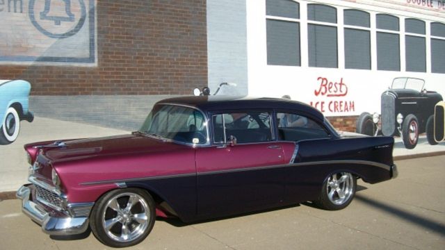 1956 CHEVROLET 210 AWARD WINNING MAGAZINE SHOW CAR VERY LOW MILES 1956 Chevrolet Bel Air/150/210
