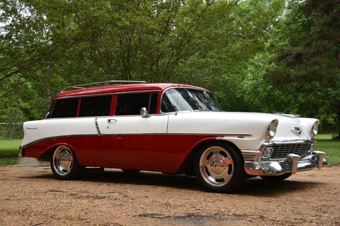 1956 Chevrolet 210 Handyman Wagon Wagon Red RWD Automatic Belair 1956 Chevrolet 210 Handyman Wagon 210