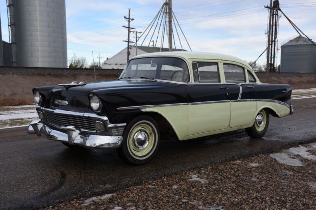 1956 Chevrolet 210 Original Paint NO RUST Survivor Runs, Drives, and Stops 1956 Chevrolet Bel Air/150/210