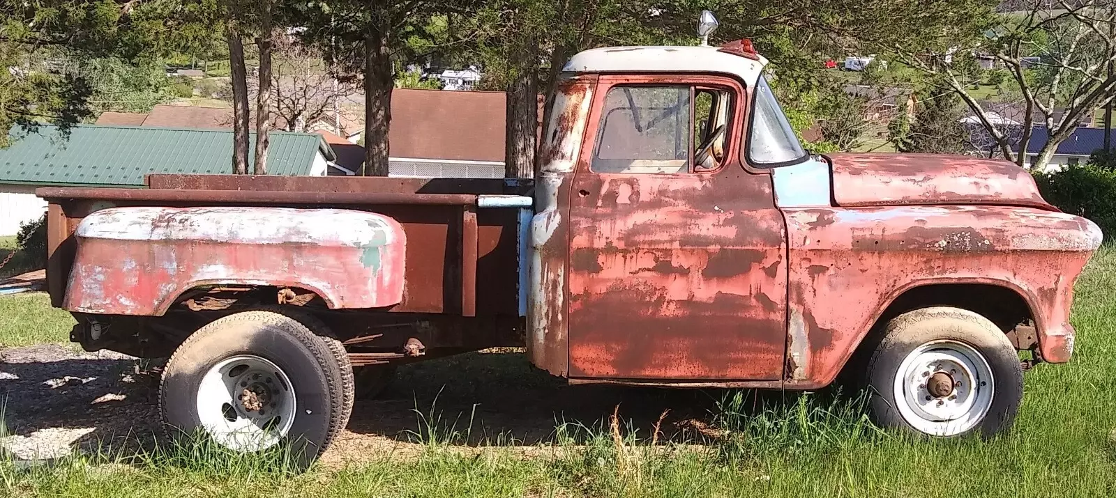 1956 Chevrolet 3600 Dually Step Side Pickup 3rd Owner From New Clear Title 1956 Chevrolet Other Pickups