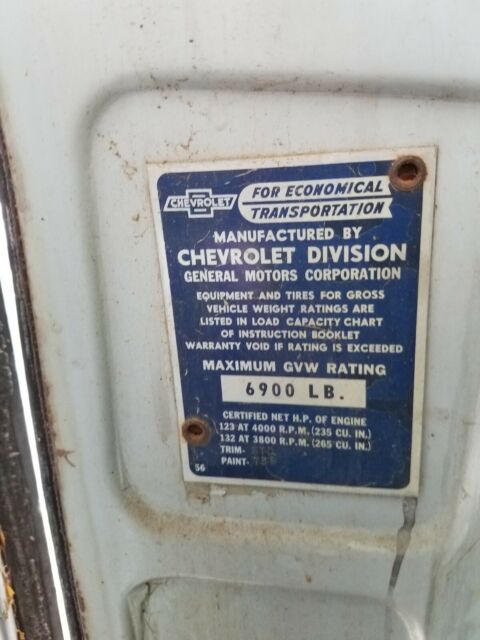 1956 Chevrolet 3600 FLAT BED TRUCK - photo 3