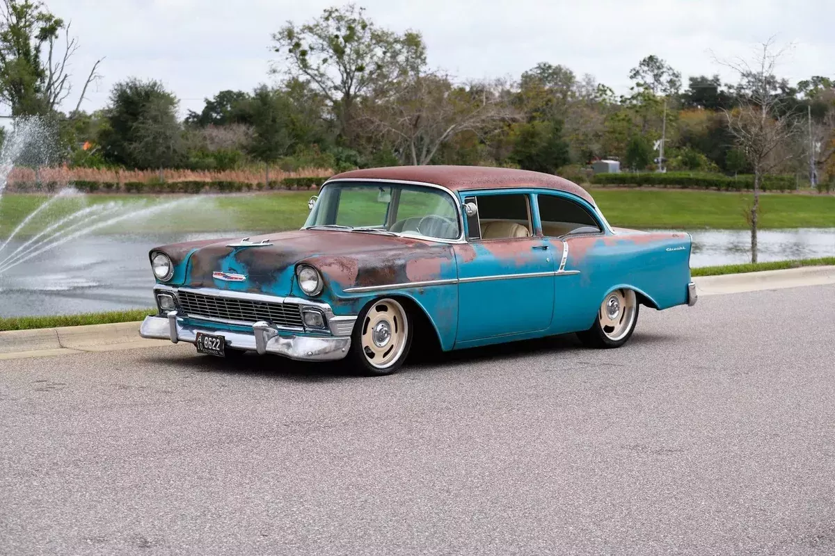 1956 Chevrolet Bel Air / 150 Fully Restored with LS and Patina Twilight Turquois 1956 Chevrolet Bel Air / 150 Fully Restored with LS and Patina
