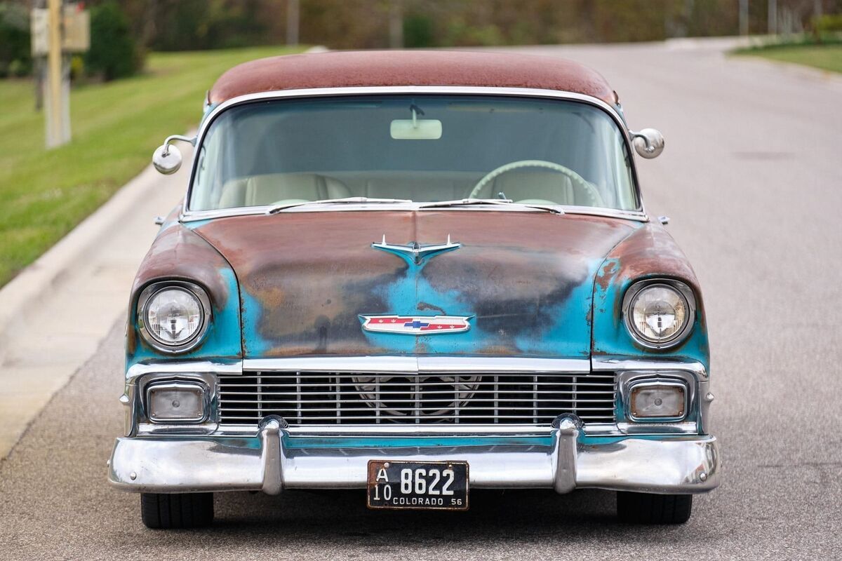 1956 Chevrolet Bel Air / 150 Fully Restored with LS and Patina - photo 10