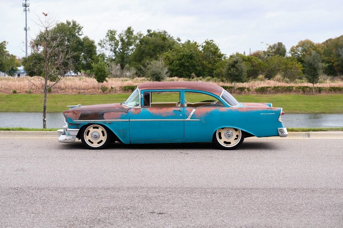 1956 Chevrolet Bel Air / 150 Fully Restored with LS and Patina - photo 2