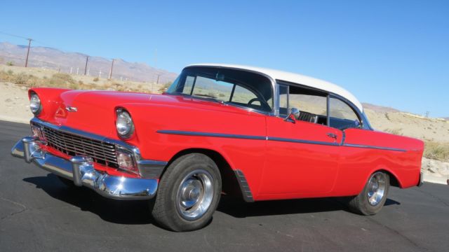 1956 Chevrolet Bel Air/150/210 265 4 SPEED! 84,775 MILES! VIPER RED! DISC! CLEAN! - photo 2