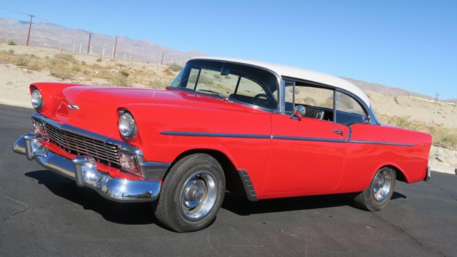 1956 Chevrolet Bel Air/150/210 265 4 SPEED! 84,775 MILES! VIPER RED! DISC! CLEAN! - photo 3