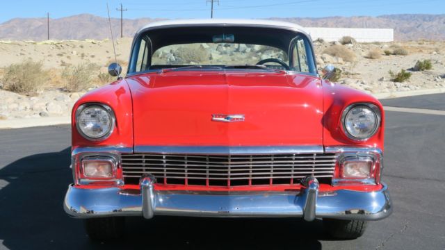 1956 Chevrolet Bel Air/150/210 265 4 SPEED! 84,775 MILES! VIPER RED! DISC! CLEAN! - photo 4