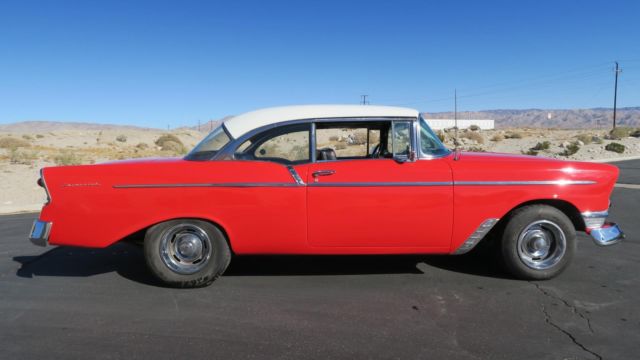 1956 Chevrolet Bel Air/150/210 265 4 SPEED! 84,775 MILES! VIPER RED! DISC! CLEAN! - photo 6