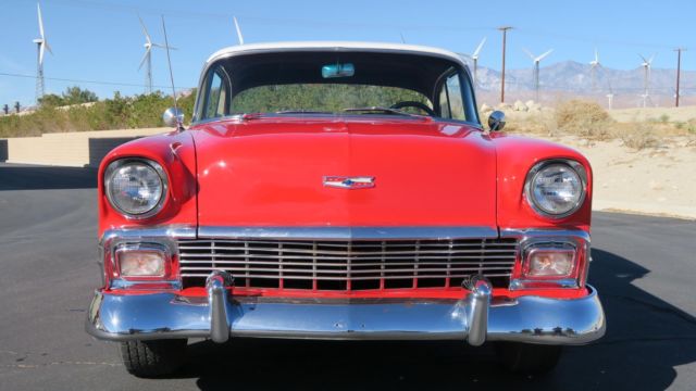 1956 Chevrolet Bel Air/150/210 265 4 SPEED! 84,775 MILES! VIPER RED! DISC! CLEAN! - photo 7