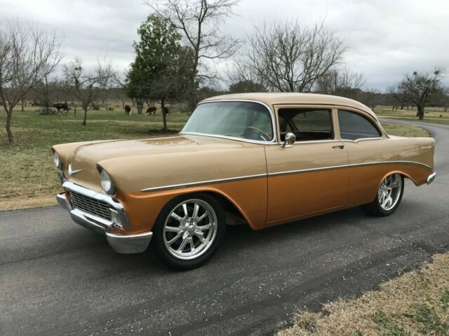 1956 Chevrolet Bel Air/150/210 56 Show car LS Custom Frame AC Leather air ride - photo 3