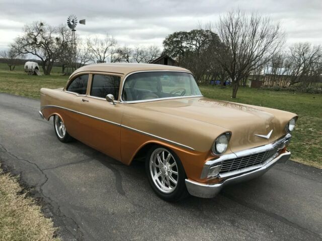 1956 Chevrolet Bel Air/150/210 56 Show car LS Custom Frame AC Leather air ride - photo 4