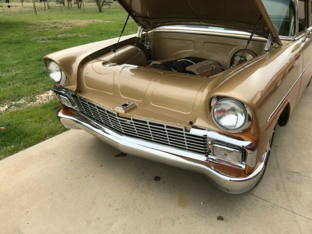 1956 Chevrolet Bel Air/150/210 56 Show car LS Custom Frame AC Leather air ride - photo 5