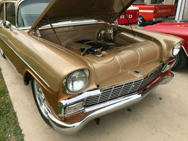 1956 Chevrolet Bel Air/150/210 56 Show car LS Custom Frame AC Leather air ride - photo 6