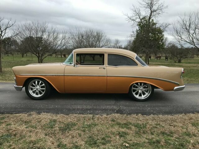 1956 Chevrolet Bel Air/150/210 56 Show car LS Custom Frame AC Leather air ride - photo 8