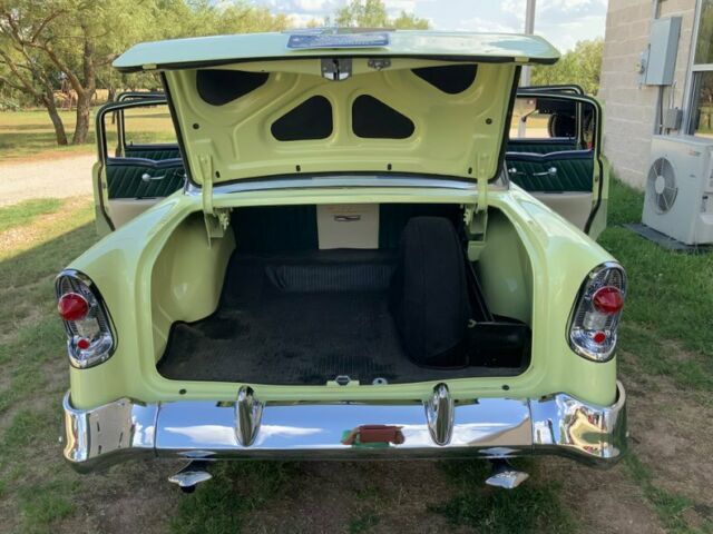 1956 Chevrolet Bel Air/150/210 Correct 265, Crocus Yellow over Laurel Green - photo 4