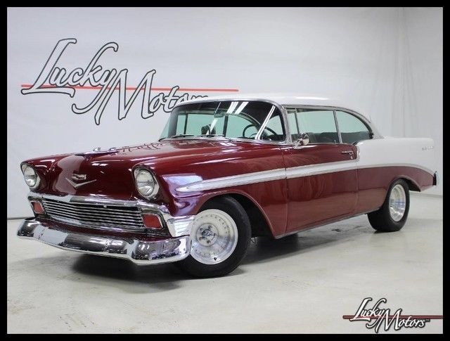 1956 Chevrolet BEL-AIR Coupe 131338 Miles Red/White Coupe Automatic 1956 Chevrolet Bel Air/150/210 Coupe