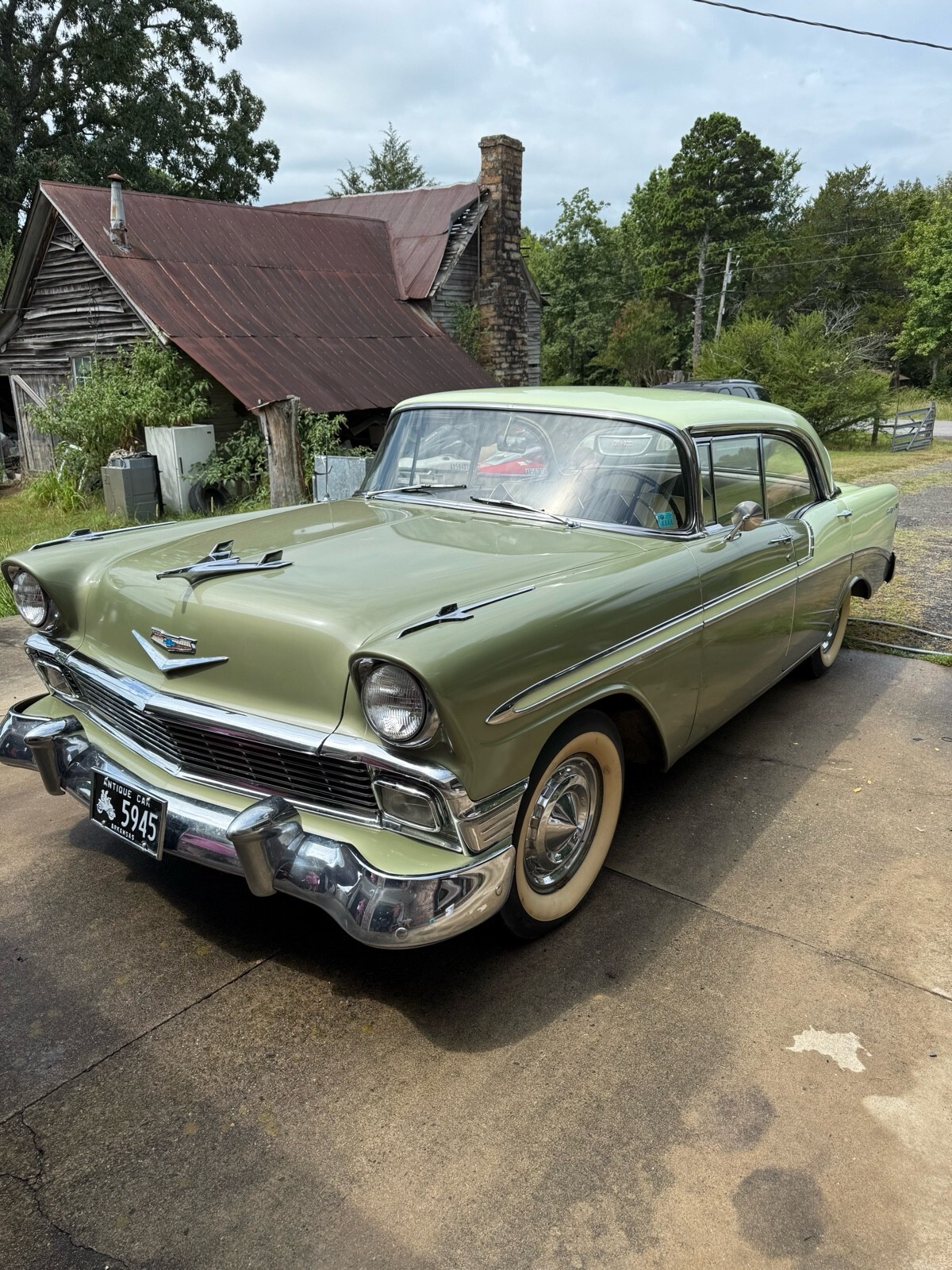 1956 Chevrolet Bel Air green - photo 3