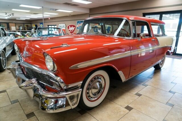 1956 Chevrolet Bel Air Nomad 9,999 Miles Matador Red & Dune Beige 265C.I. 1956 Chevrolet Bel Air/150/210 Nomad