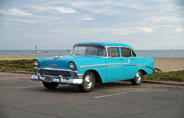1956 Chevrolet Bel Air Sedan 49k Orig Mi, Rust-Free One CA Family Owned Survivor 1956 Chevrolet Bel Air/150/210 4 Door Sedan
