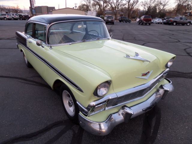 1956 CHEVROLET BELAIR 2DR SEDAN STRONG 283 V8 POWERGLIDE AUTOMATIC SUPER SOLID 1956 Chevrolet Bel Air/150/210 BELAIR