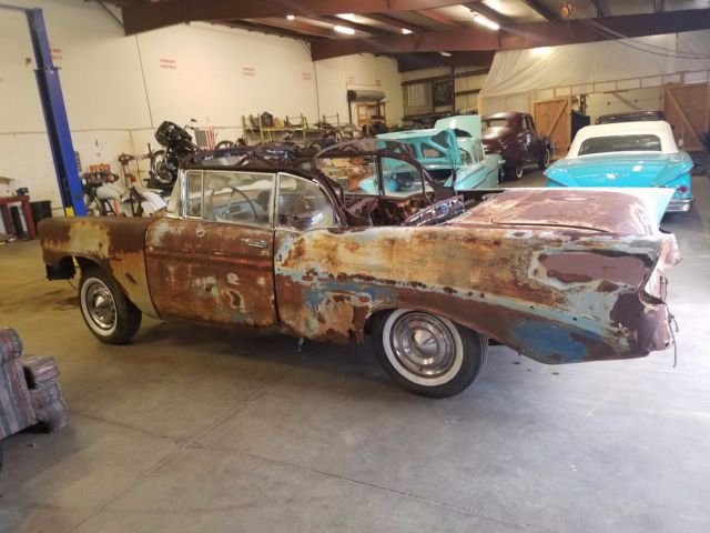 1956 Chevrolet Belair Convertible project with donor Vert Conv 55 57 58 Impala 1956 Chevrolet Bel Air/150/210