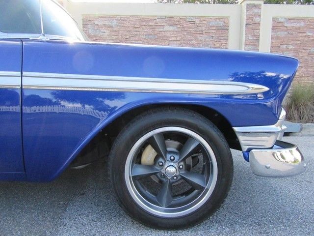 1956 Chevrolet BELAIR HARDTOP COUPE RESTORED WHEELS POWER 383 HALO LIGHTS PPG PAINT BELAIR - photo 12