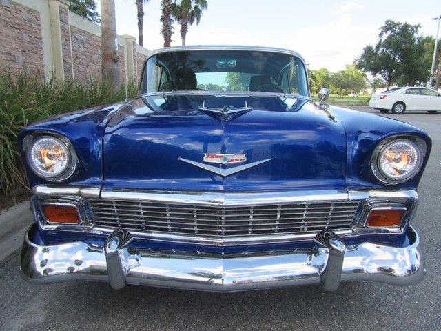 1956 Chevrolet BELAIR HARDTOP COUPE RESTORED WHEELS POWER 383 HALO LIGHTS PPG PAINT BELAIR - photo 4