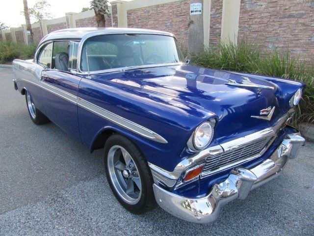 1956 Chevrolet BELAIR HARDTOP COUPE RESTORED WHEELS POWER 383 HALO LIGHTS PPG PAINT BELAIR - photo 5
