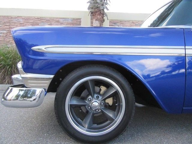 1956 Chevrolet BELAIR HARDTOP COUPE RESTORED WHEELS POWER 383 HALO LIGHTS PPG PAINT BELAIR - photo 7