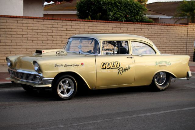 1956 Chevrolet Chevy Bel Air 150 210 BELAIR Drag Car Gasser Pro Street Hot Rod 1956 Chevrolet Bel Air/150/210