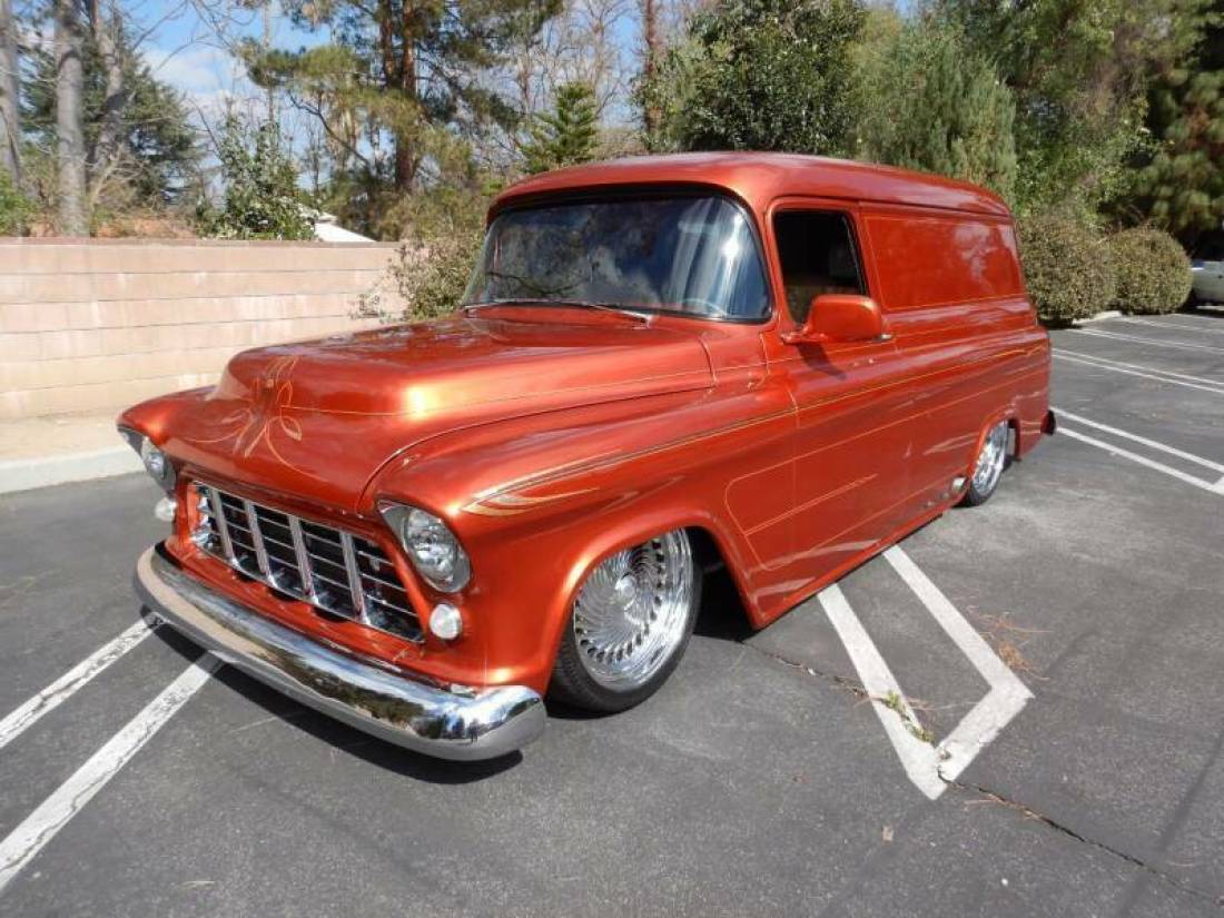 1956 Chevrolet Chevy Van Classic Automatic 4-Speed RWD V8 5.7L Gasoline 1956 Chevrolet Chevy Van Classic