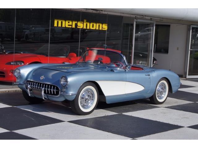 1956 Chevrolet Corvette - A/C, PS, PB, Arctic Blue Over Red, VERY Well Sorted! 1956 Chevrolet Corvette