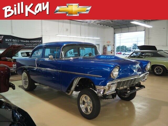 1956 Chevrolet Gasser 1876 Miles Blue Coupe Automatic 1956 Chevrolet Gasser --