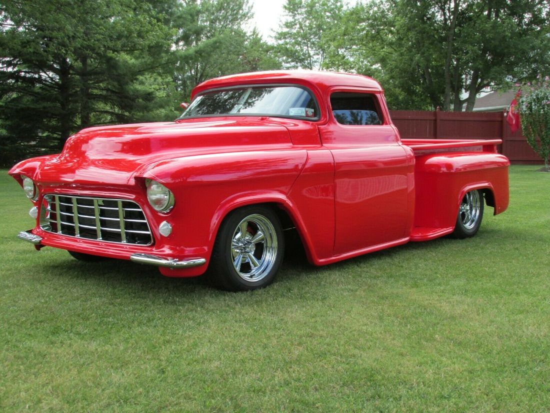 1956 CHEVROLET HOT ROD CUSTOM CHOPPED TOP PICK UP STREET MUSCLE CRUISER BB 396 1954 Chevrolet Other Pickups custom