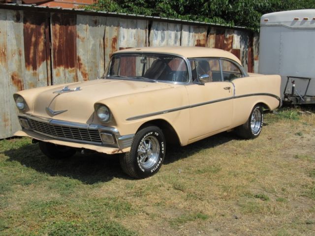 1956 CHEVY 210 2 DRHT PROJECT. SOLID. 396, 4 SPEED. DALLAS,TX 1956 Chevrolet Bel Air/150/210 210