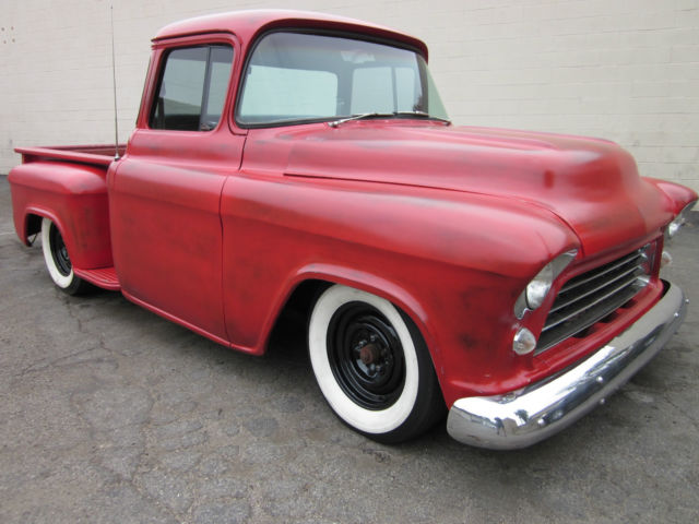 1956 Chevy 3100 Big Window Patina Hot Rod 350/700r4 camaro clip & a/c!! 1956 Chevrolet Other Pickups