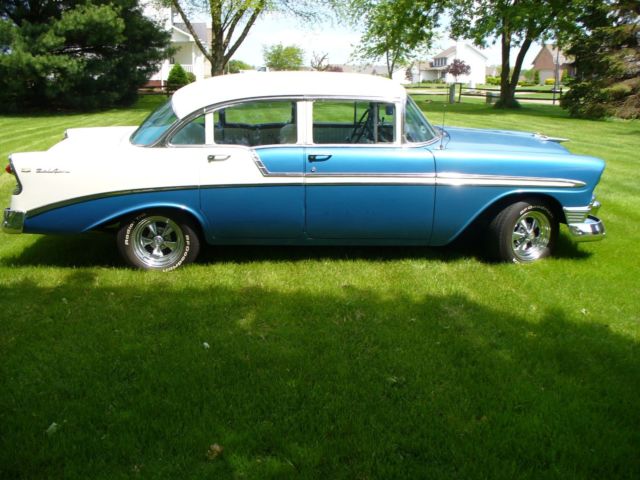 1956 Chevy Bel Air - 4 Door Sedan - Driver Quality - Runs Good - Interior Good 1956 Chevrolet Bel Air/150/210 4 Door Sedan