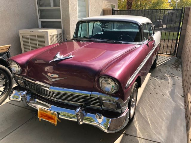 1956 Chevy Bel Air Belair Two Door Sport Coupe No Post Tri Five Chevrolet 1956 Chevrolet Bel Air/150/210