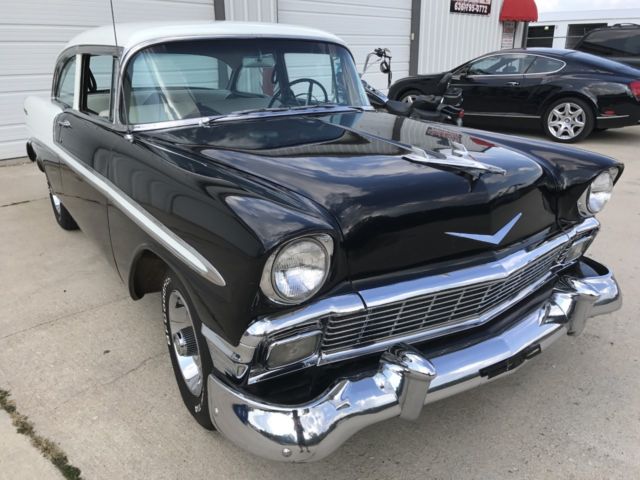 1956 CHEVY BEL AIR TWO DOOR POST. AUTOMATIC, POWER STEERING, RALLY WHEELS 1956 Chevrolet Bel Air/150/210 BEL AIR TWO DOOR